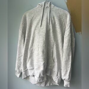 H&M light heather grey hoodie
